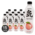 元气森林 白桃味苏打气泡水 480ml *15【15份超值装】