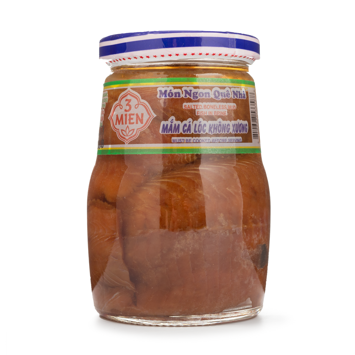 VasiFood Salted Mud Fish In Brine [Mam Ca Loc Khuc] | VasiFood 盐渍泥鱼 430g 2026-08-01
