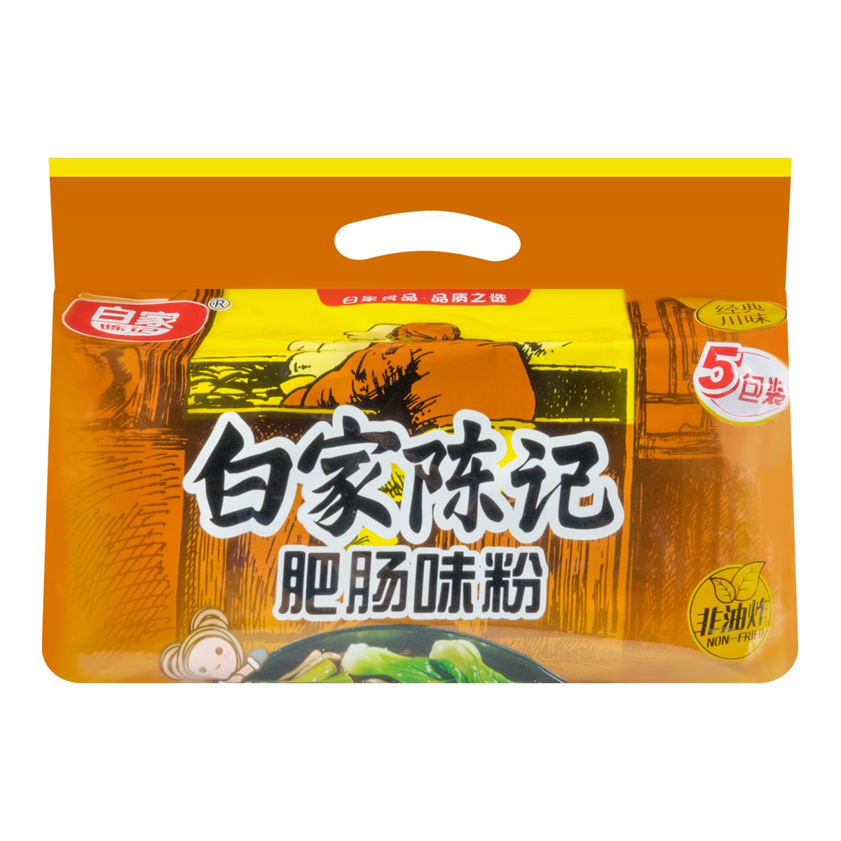 "白家陈记 辣味肥肠粉 五连包 540g (19.0oz) BJ Fei-Chang Flavor Instant Vermicelli"	06/14/2026