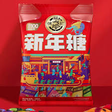 XFJ Mixed New Year Candy Bag 徐福记 混合口味新年糖 袋装 308g    2026-09-11 预订
